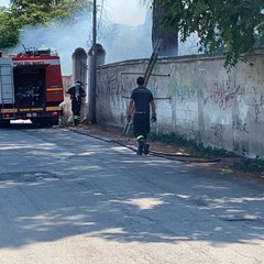Incendio Villa via Verdi