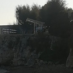 Strutture mobili lungomare di Trani