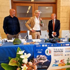 Conferenza stampa presentazione Trani Triathlon Olimpico Gara Gold Aquathlon