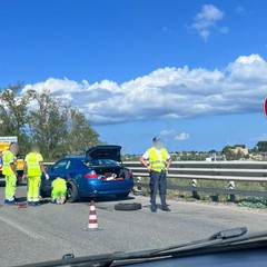 Incidente sulla SS16 bis all'altezza di Bisceglie - Andria
