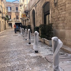 Nuovi pali in via Festa e Dogana Vecchia