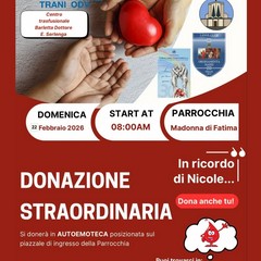 DONAZIONE STRAORDINARIA