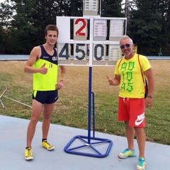 Francesco Bove campione regionale di salto con l'asta