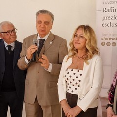 Il prof Regina in rappresentanza della commissione giudicatrice