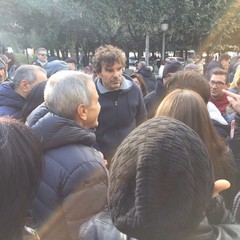 Discarica, i tranesi in pizza per chiedere bonifica e messa in sicurezza