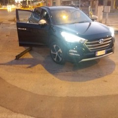 Scontro auto-moto su via Annibale Maria di Francia