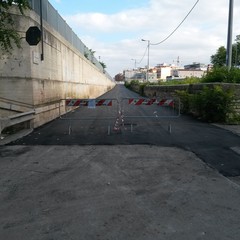 Interdetta via del Ponte Romano, lavori in corso