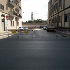 Interdetta via del Ponte Romano, lavori in corso