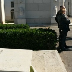 Bottaro con la moglie di Albanese e figlio