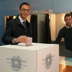 Il sindaco Bottaro al voto