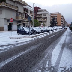 Neve a Trani il 7 gennaio 2017