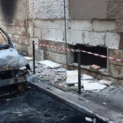 auto bruciate in via San Gervasio