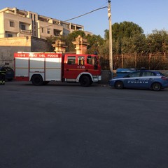 Trani, crolla parte di una villa antica in zona Stadio