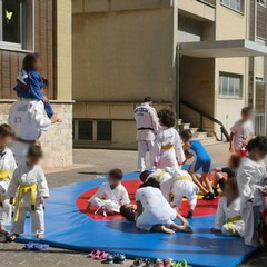 Judo Trani e Associazione Falchi all'Istituto San Paolo