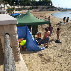 Campeggio in riva al mare