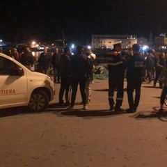 Auto in acqua nel Porto di Trani