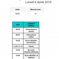 Intercultural Cafè, programma