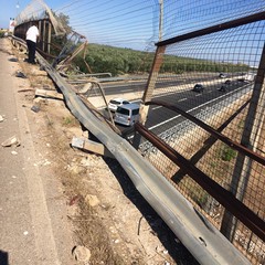 Incidente sul ponte dell'A/14