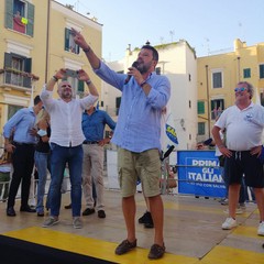 Matteo Salvini a Trani