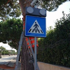 Nuova segnaletica in via Martiri di Palermo