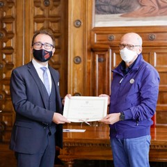 Raffaele Sarno in udienza dal Papa e il ministro Bonafede