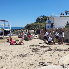 Pulizia spiagge e fondali a Trani