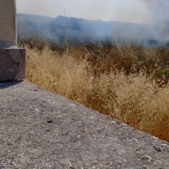 Incendio in contrada Fontanelle