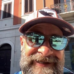 Michele Agostinetto in visita a Trani