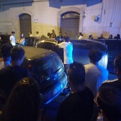 auto ribaltata Madonna del Pozzol