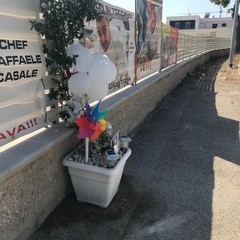 Striscione per Raffaele Casale