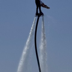 Spettacolo di Flyboard 2025
