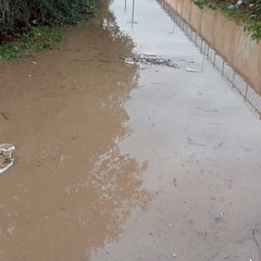 Via Mascagni pioggia