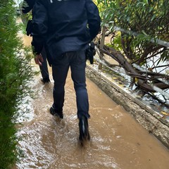 Via Mascagni pioggia