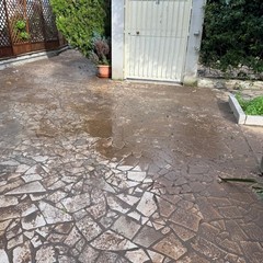 Via Mascagni pioggia