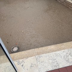 Via Mascagni pioggia