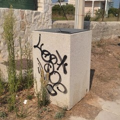 Cartellonistica vandalizzata