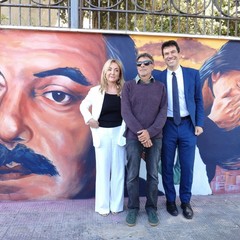 inauguraaione murales Giovanni Falcone