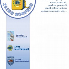 "Zaino Sospeso", Lions Trani