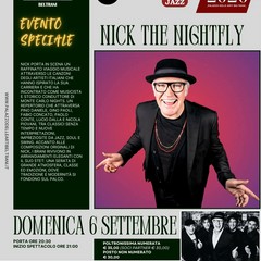 Locandina Nick The Nightfly a Palazzo Beltrani, 6 settembre