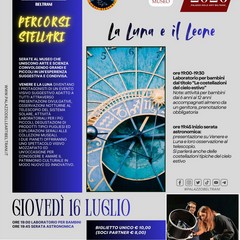 Loc Percorsi stellari La Luna e il Leone luglio Palazzo delle Arti Beltrani