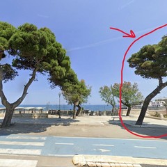 Lungomare C Colombo Google Maps maggio JPG