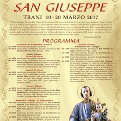 programma festa San Giuseppe 2017