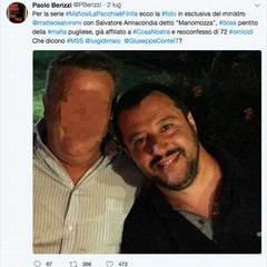 Matteo Salvini e Salvatore Annacondia