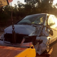 Incidente provinciale Andria-Bisceglie, grave un cinquantenne