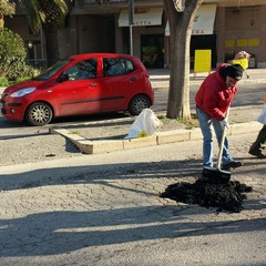 Cantieri sociali, colmature buche