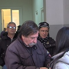 Protesta al Comune per il fitto casa