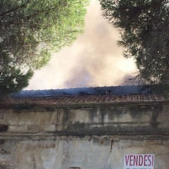 Ancora fiamme nella villa di via Verdi