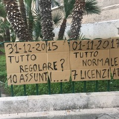 Ex vigilanti Amiu, in atto lo sciopero della fame