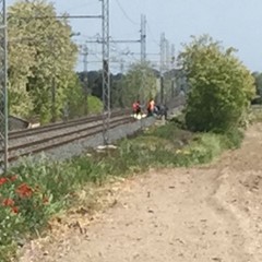 Incidente ferroviario all'altezza di via Borsellino
