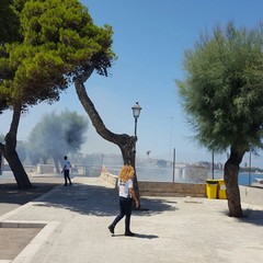 Incendio all'ex Sciala di De Simone